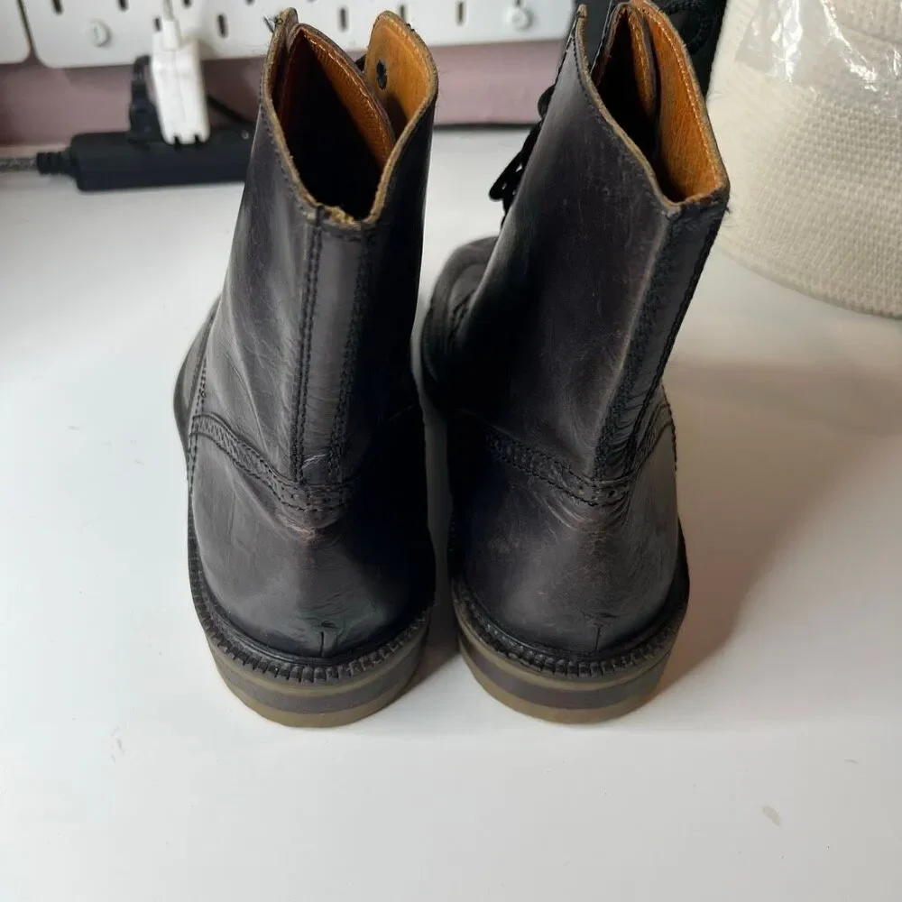 Perry Ellis vintage made in Italy leather chukka boots wingtip 9D